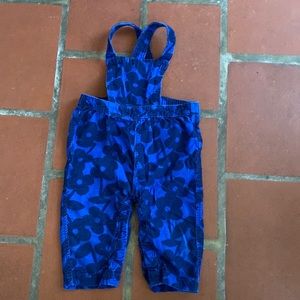 Hanna Andersson blue corduroy overalls